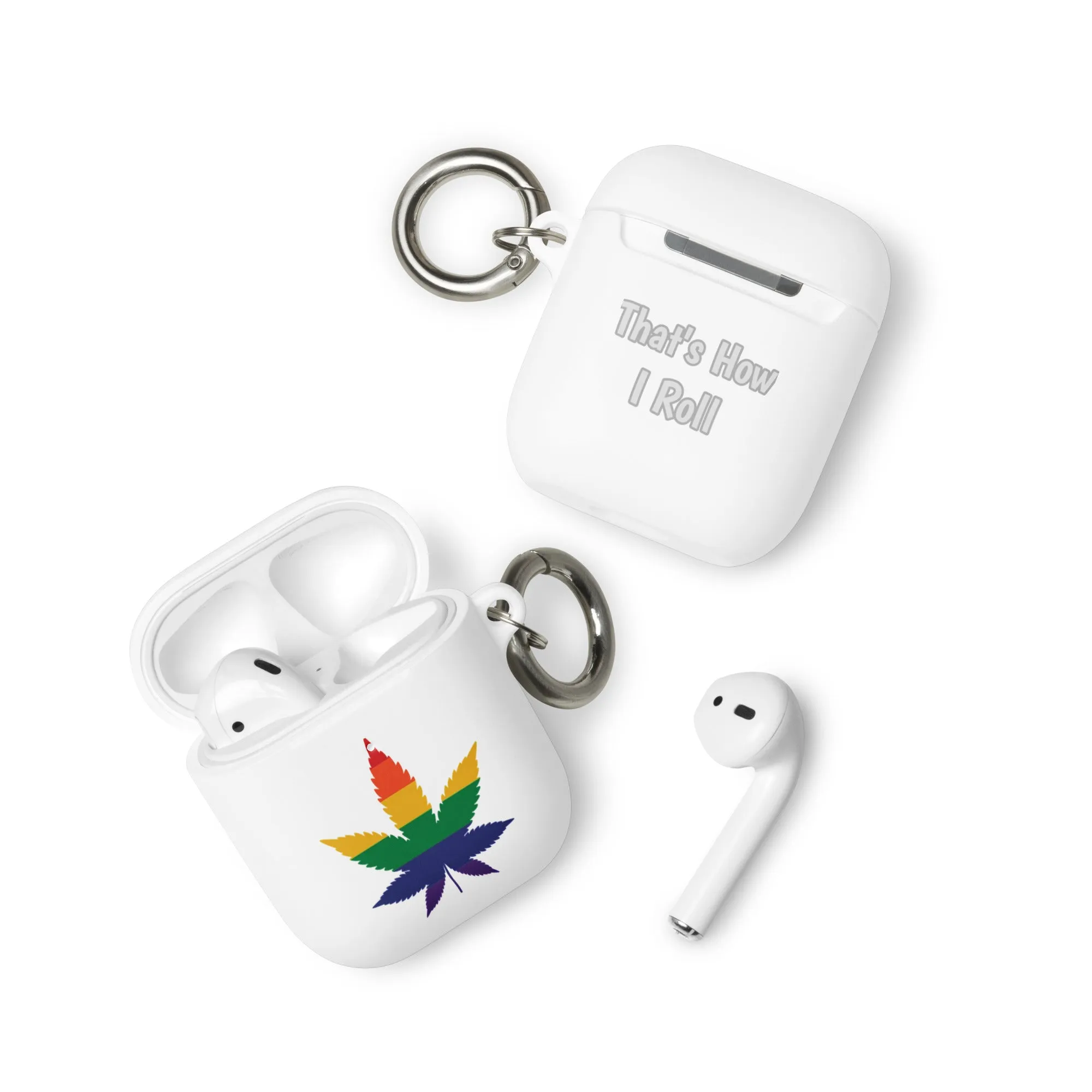 LGBTQ Pride Case for Apple AirPods - Weed