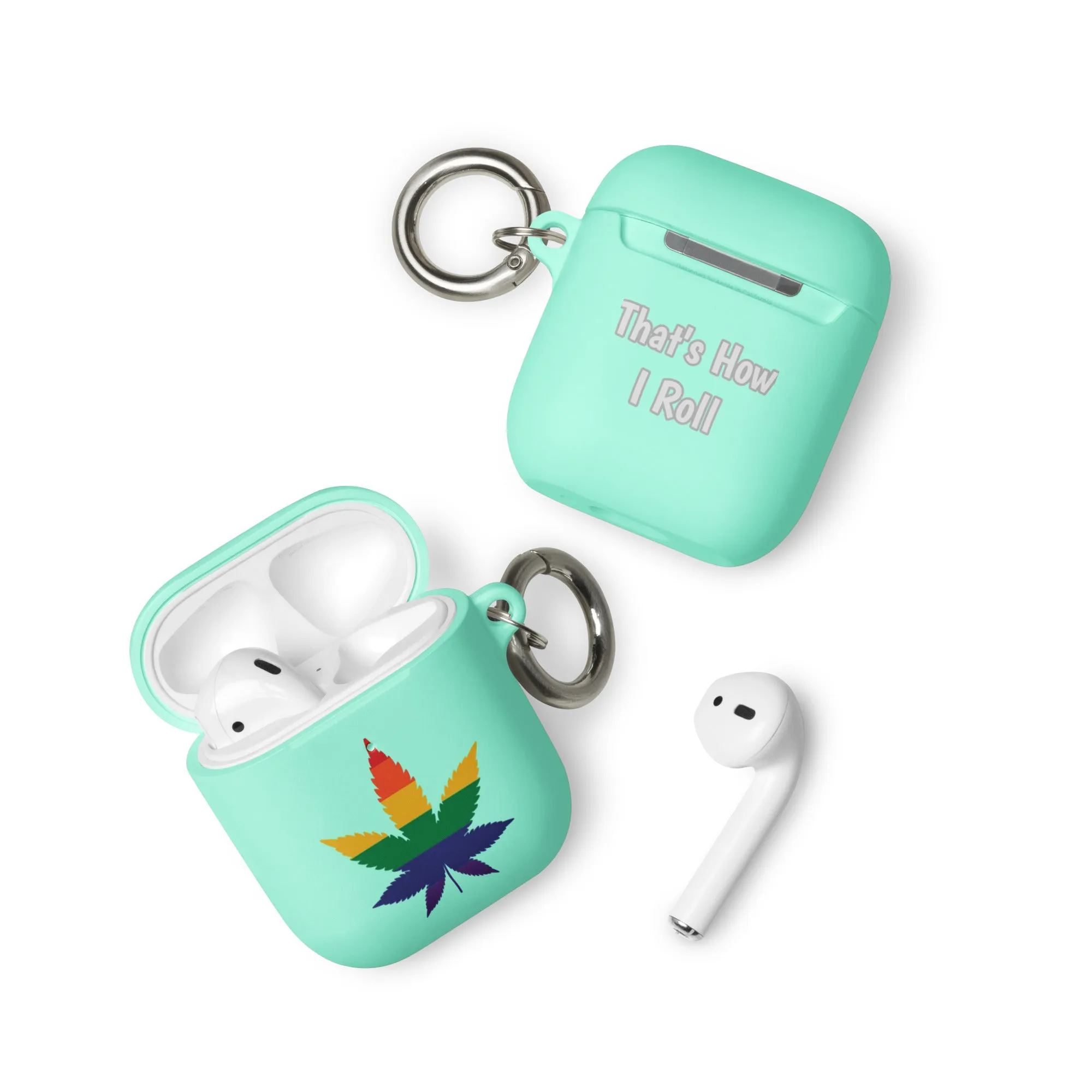 LGBTQ Pride Case for Apple AirPods - Weed