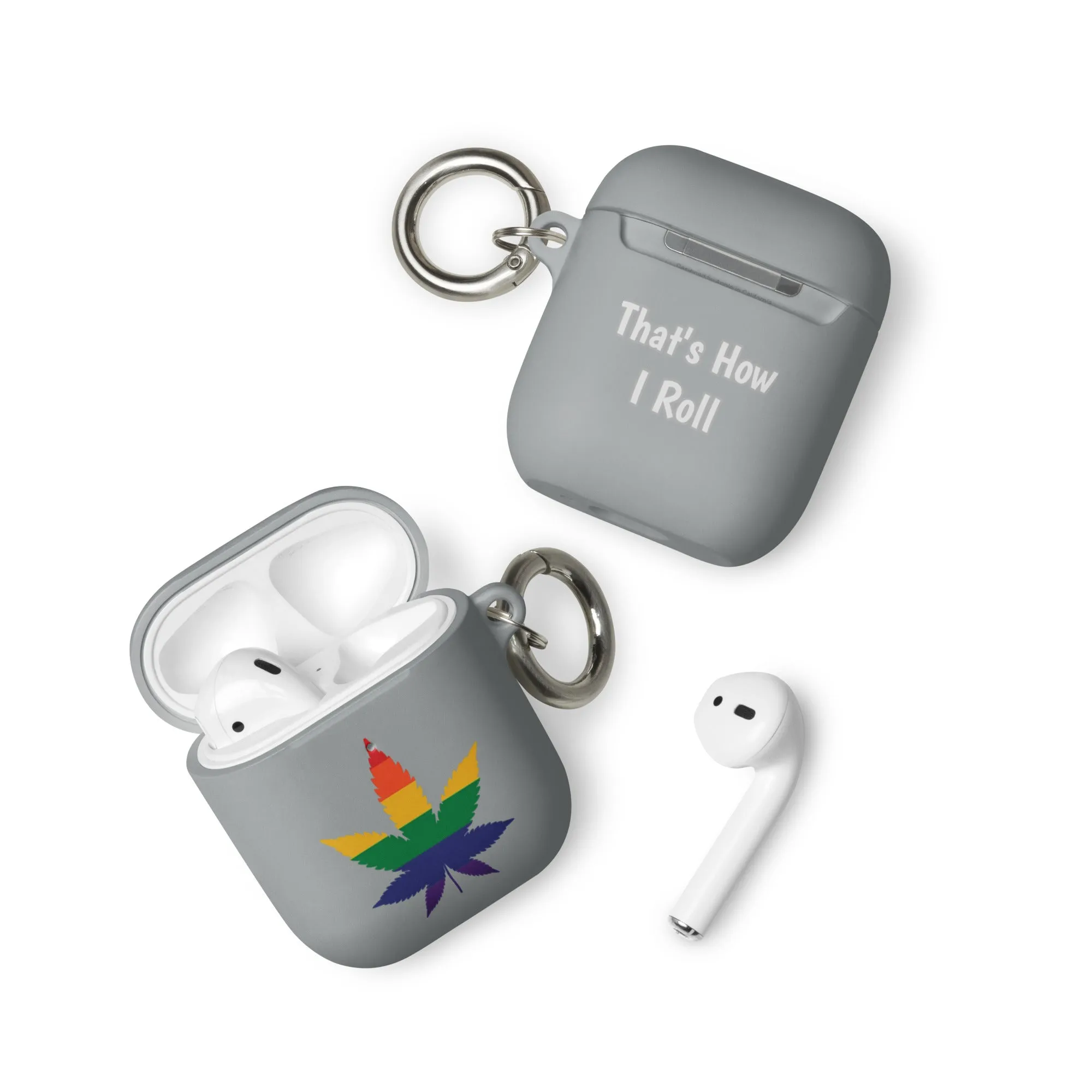 LGBTQ Pride Case for Apple AirPods - Weed