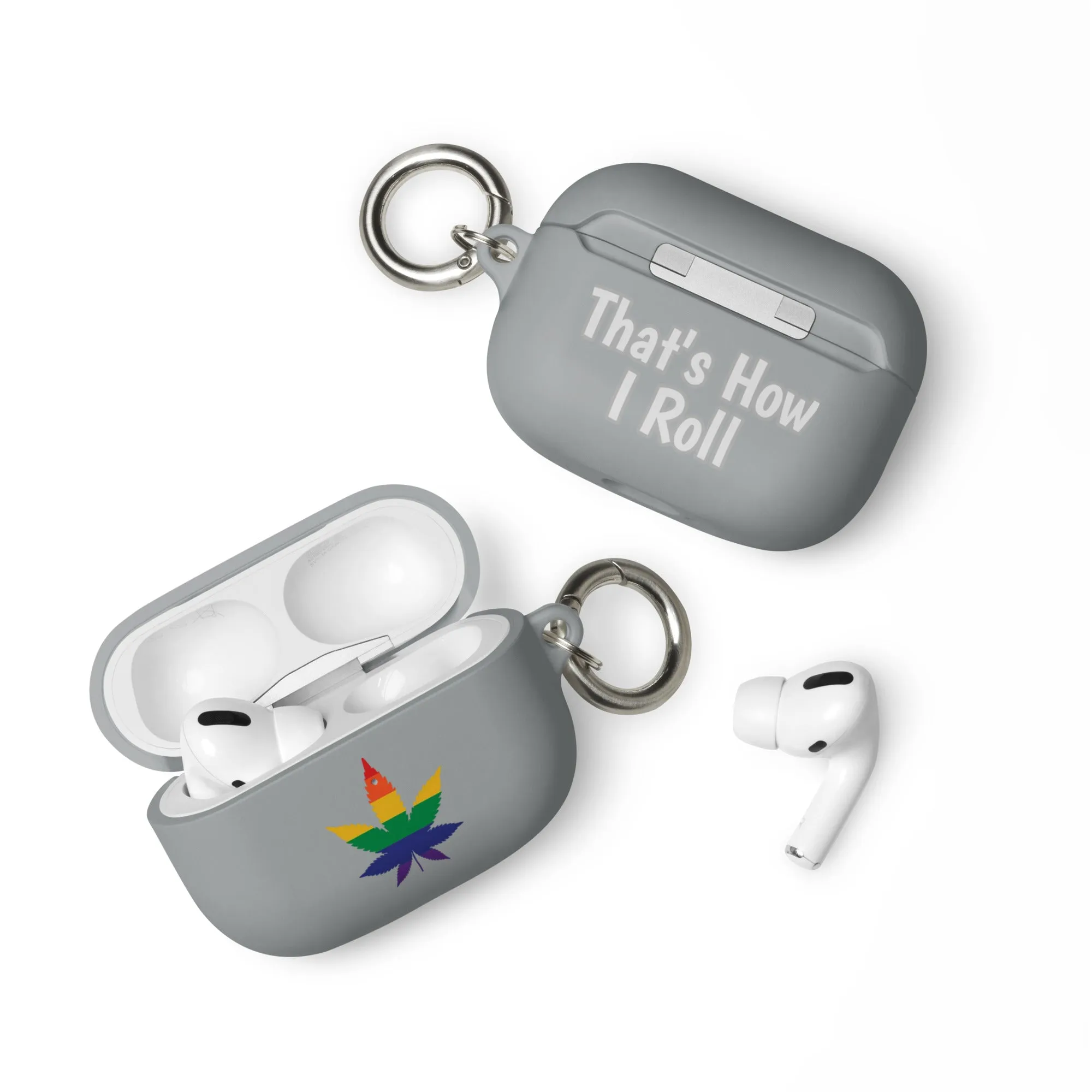 LGBTQ Pride Case for Apple AirPods - Weed