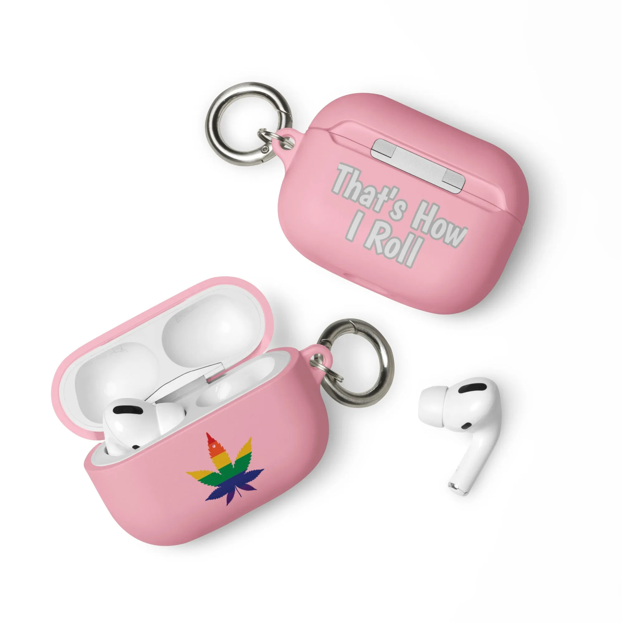 LGBTQ Pride Case for Apple AirPods - Weed