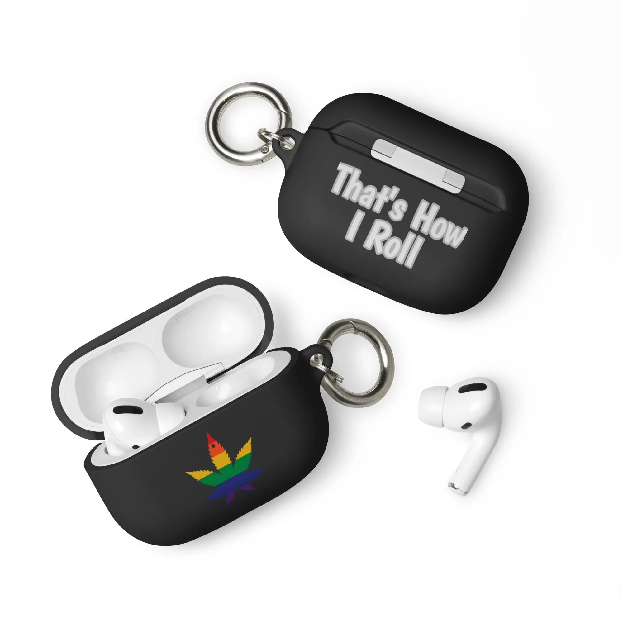 LGBTQ Pride Case for Apple AirPods - Weed