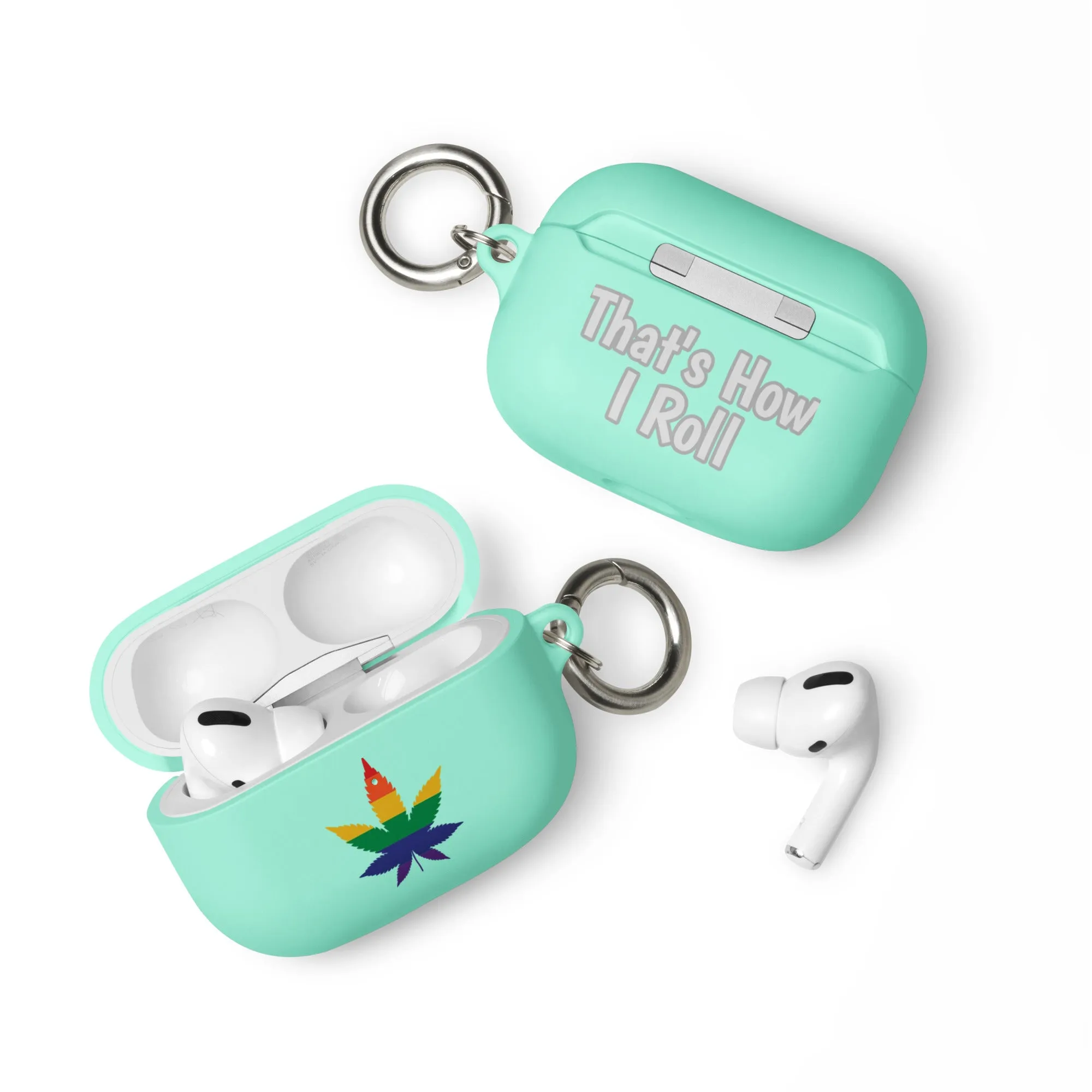 LGBTQ Pride Case for Apple AirPods - Weed