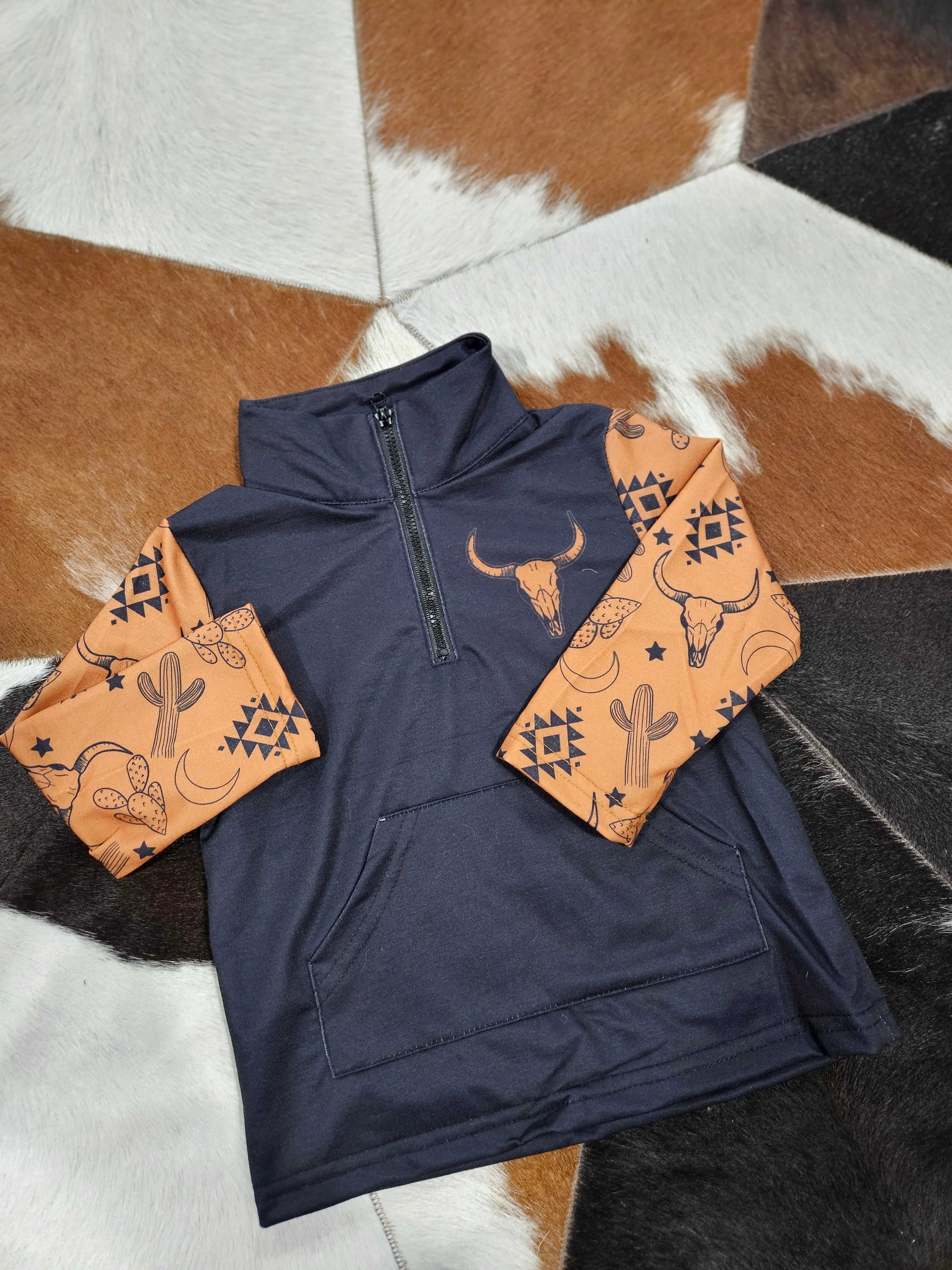 Longhorn Half Zip