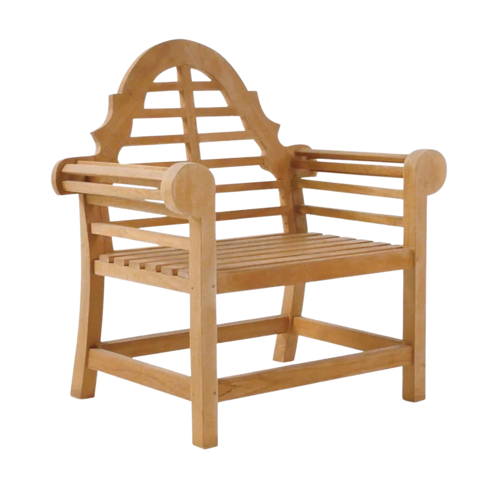 Lutyens Teak Outdoor Lounge Chair