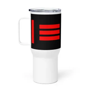 Master Slave Pride Flag Travel Mug with Handle