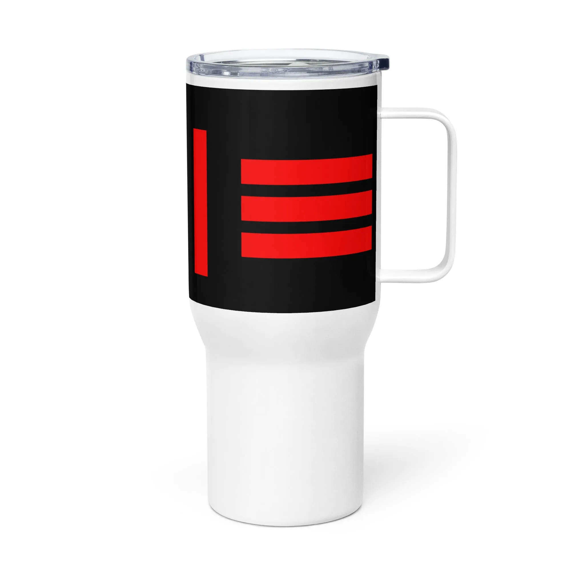 Master Slave Pride Flag Travel Mug with Handle