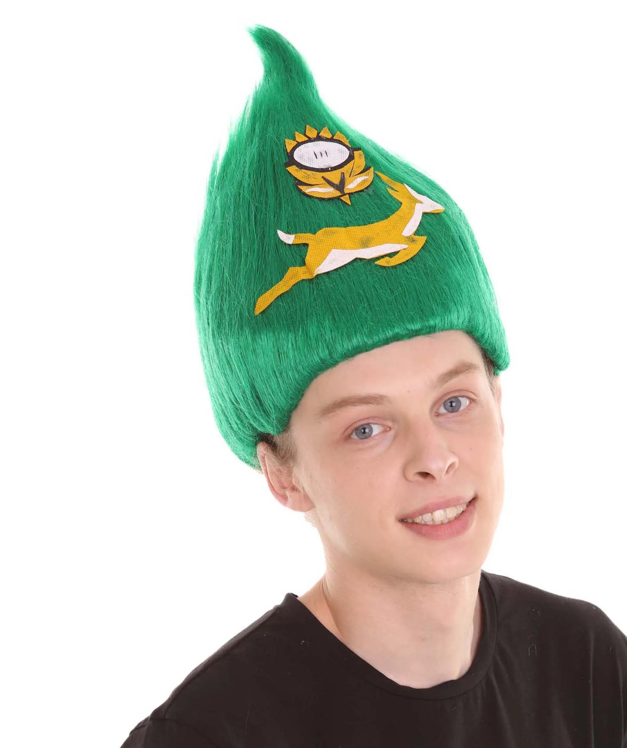 Men's Flag Troll Wig | Premium Breathable Capless Cap