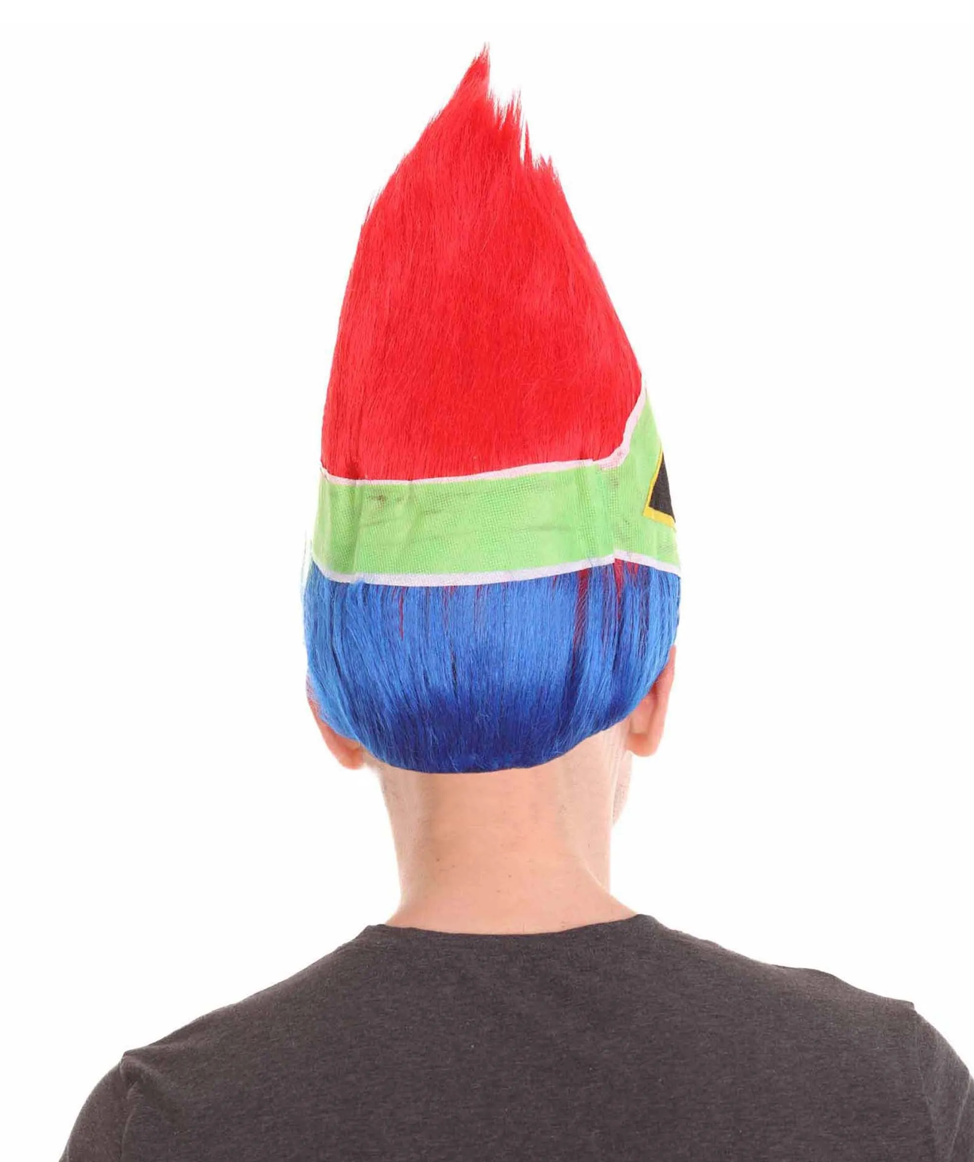 Men's Flag Troll Wig | Premium Breathable Capless Cap