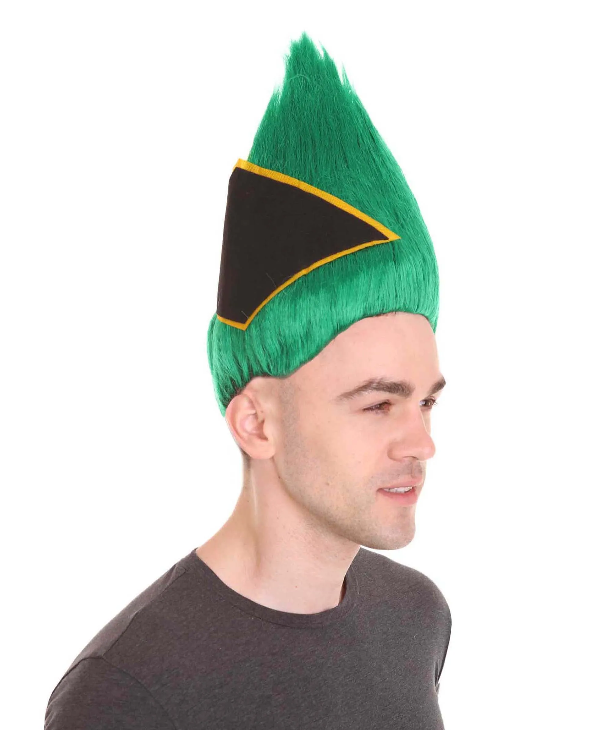 Men's Flag Troll Wig | Premium Breathable Capless Cap