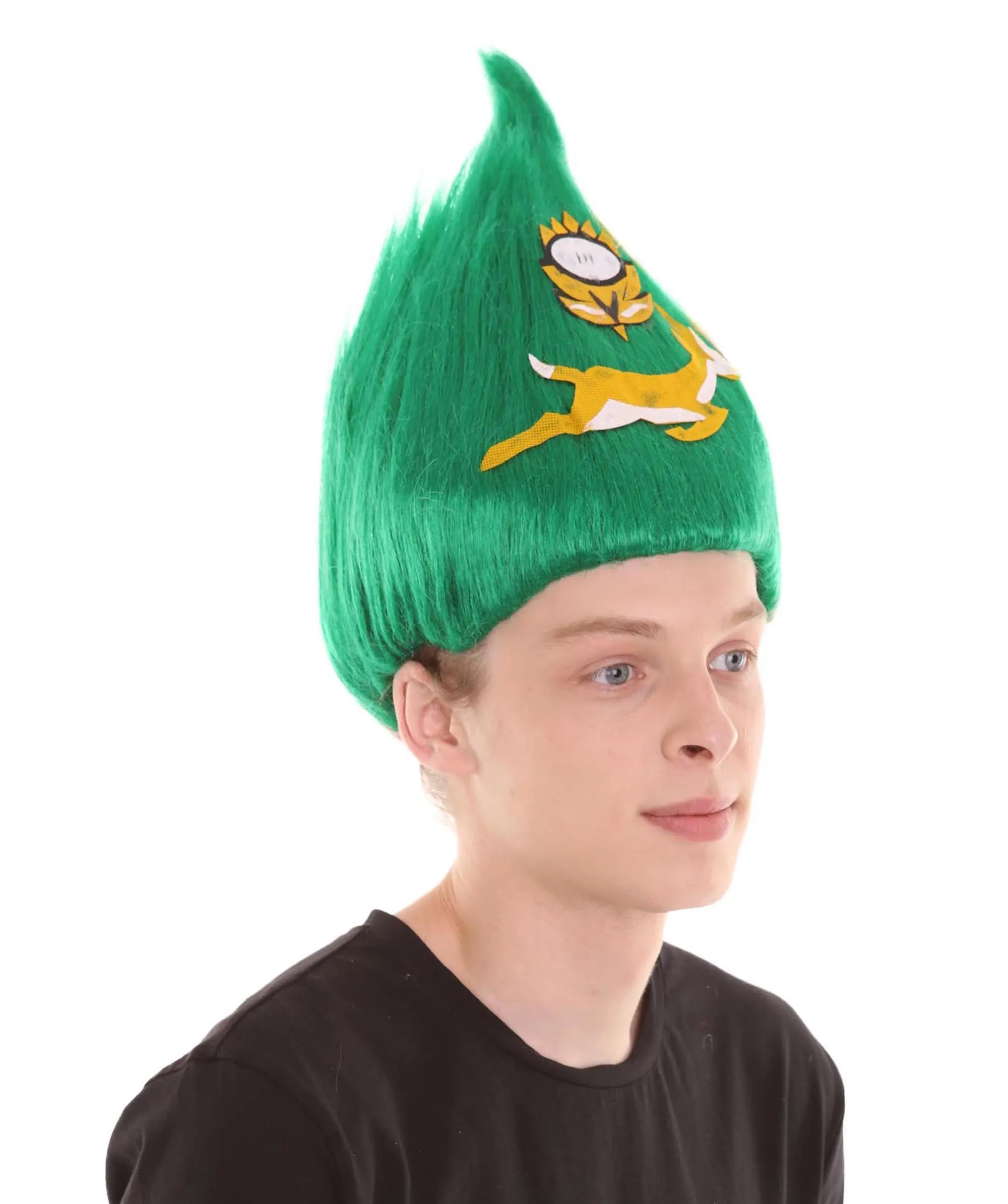 Men's Flag Troll Wig | Premium Breathable Capless Cap