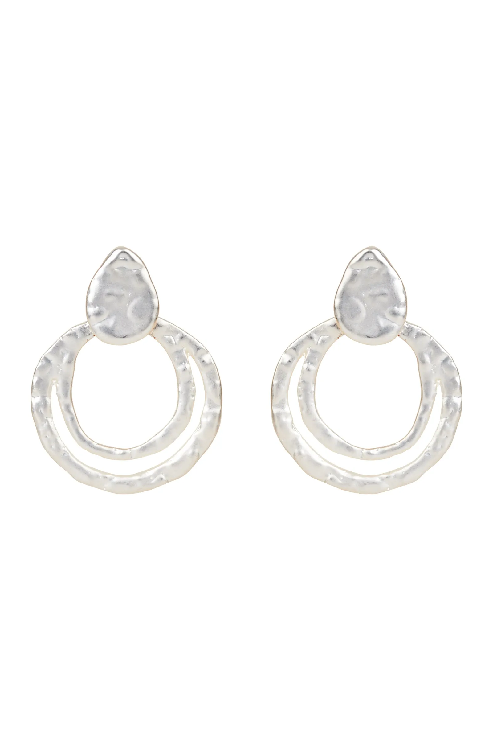 Meta Earring - Silver Circle