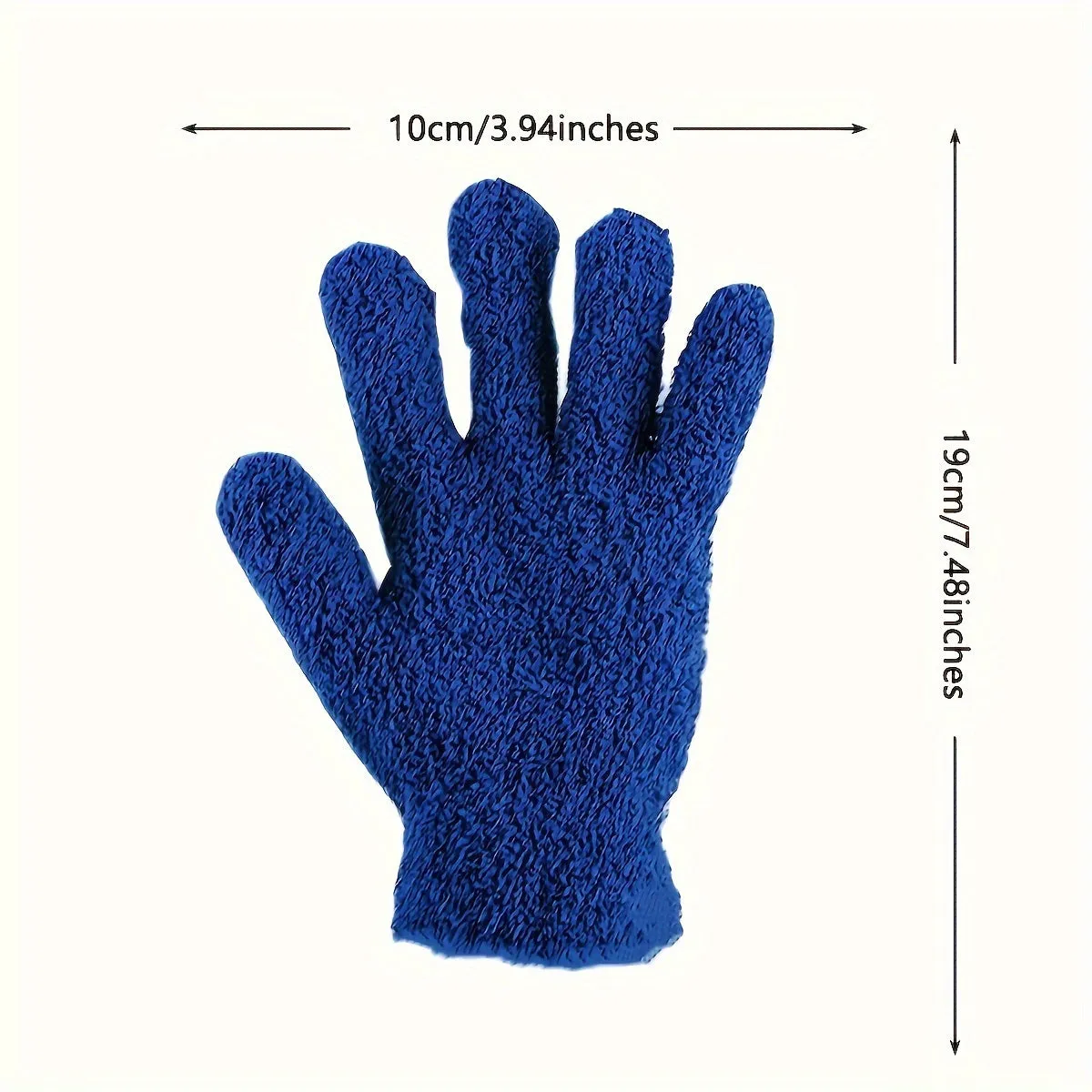 Microfiber Dusting Gloves Reusable Washable Cleaning Mittens for Home