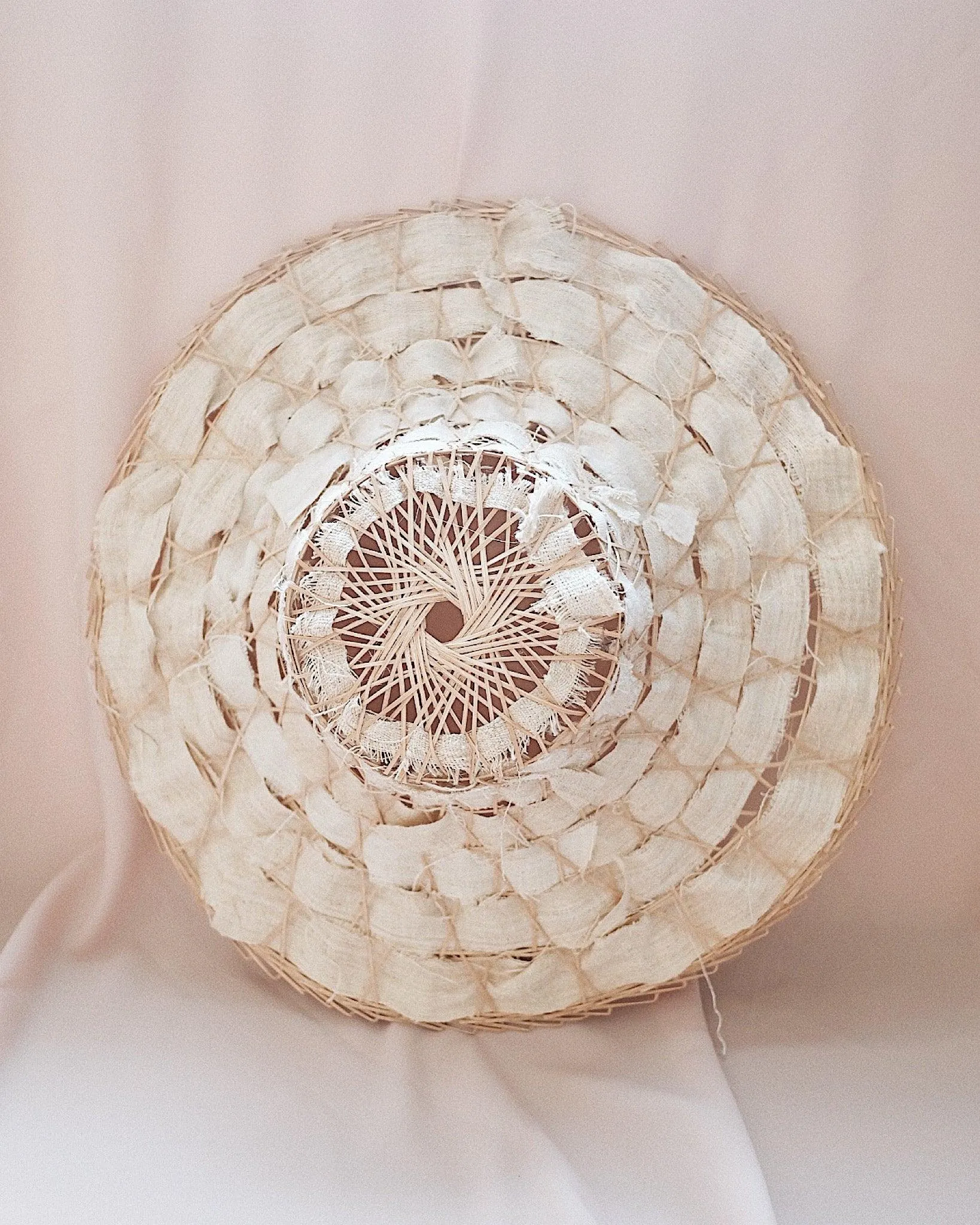 Narcissus Wicker Decorative Hat