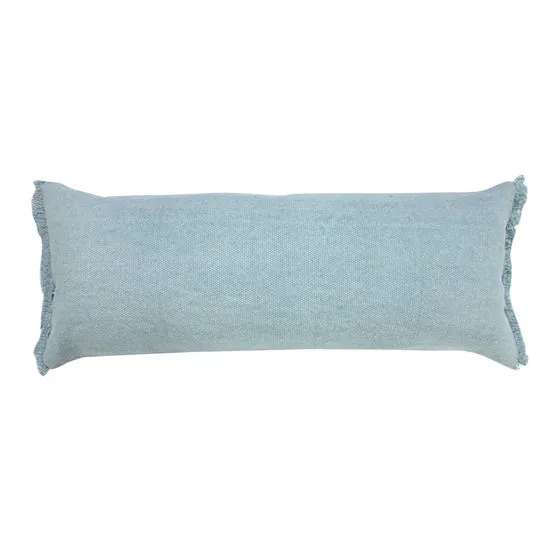 NEW! Light Blue Solid Stonewash Throw Pillow