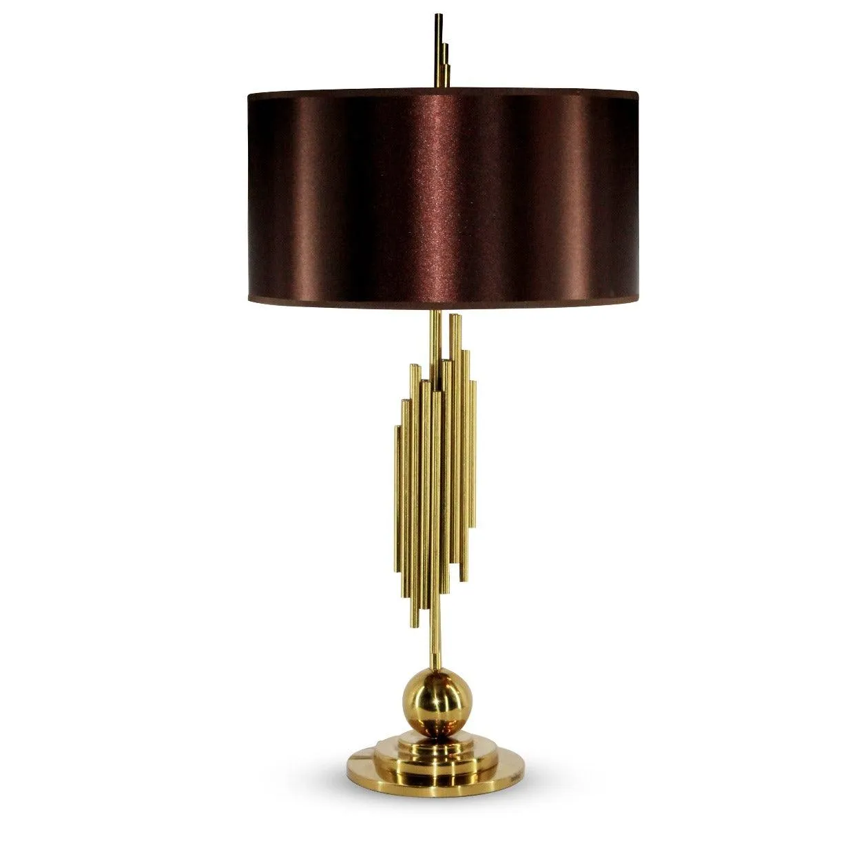 ORGAN CONTEMPORARY TABLE LAMP GOLD FINISH