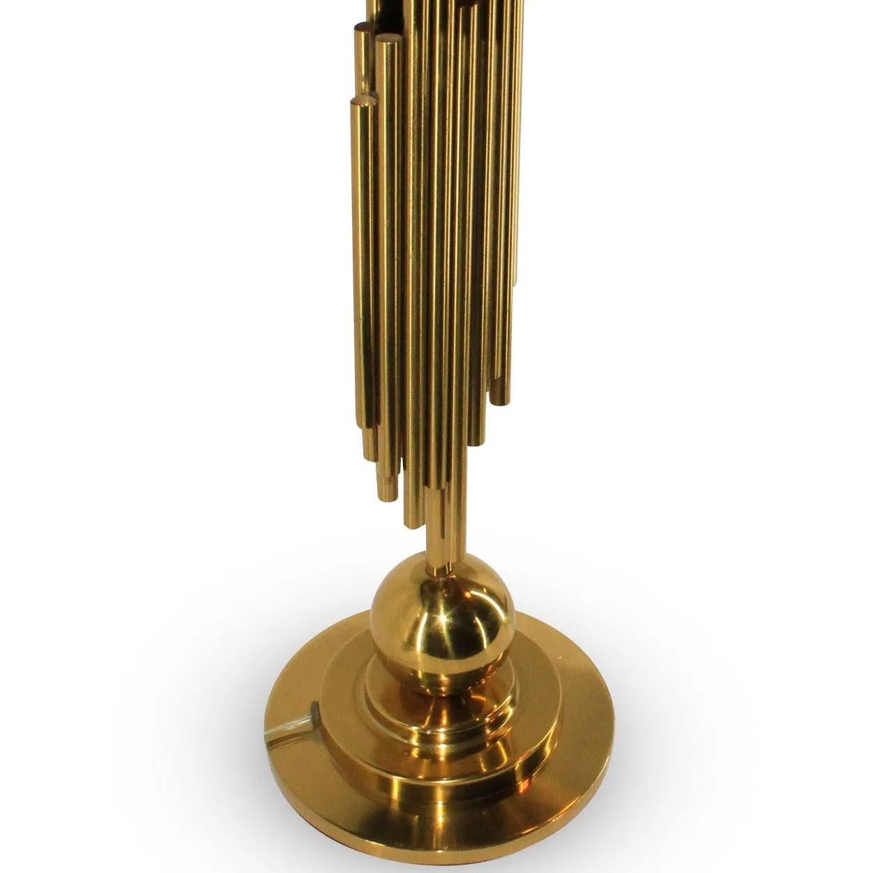 ORGAN CONTEMPORARY TABLE LAMP GOLD FINISH