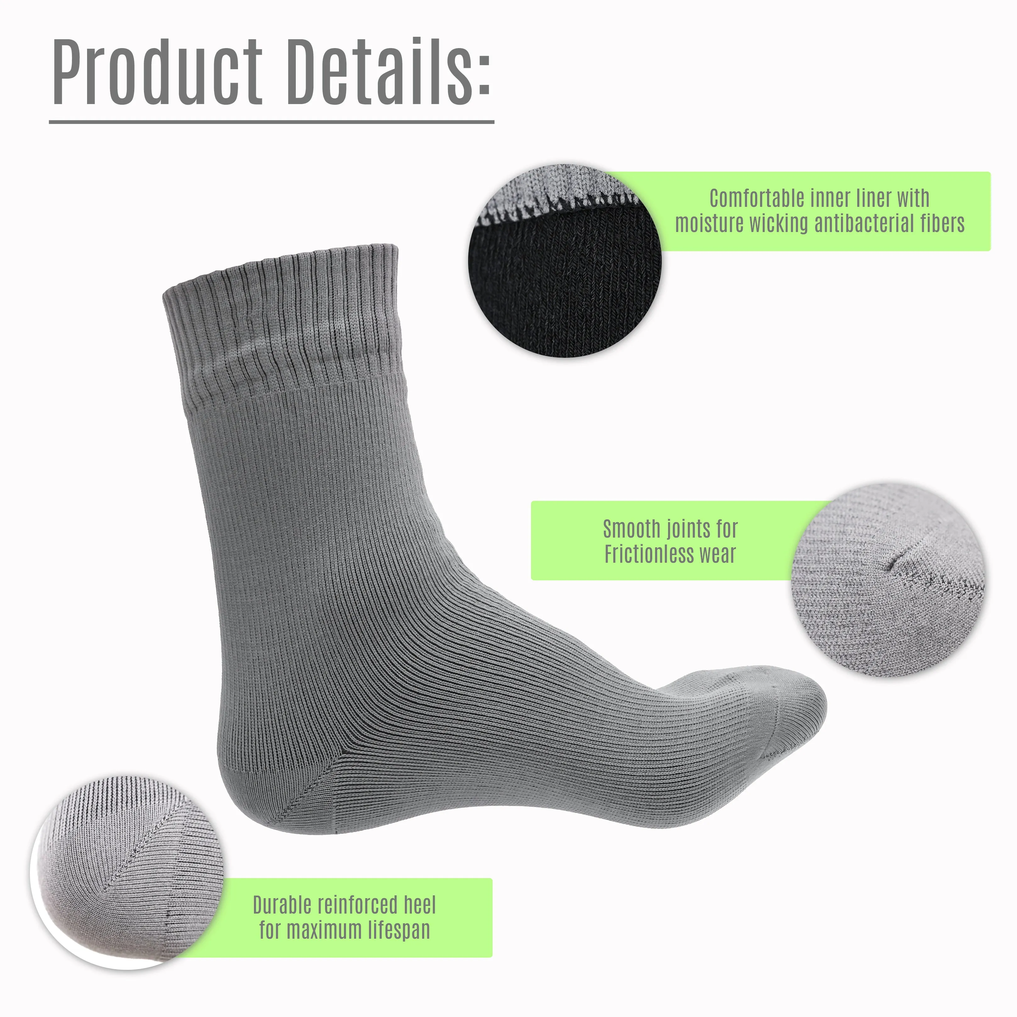 Pike Trail Waterproof Breathable Socks