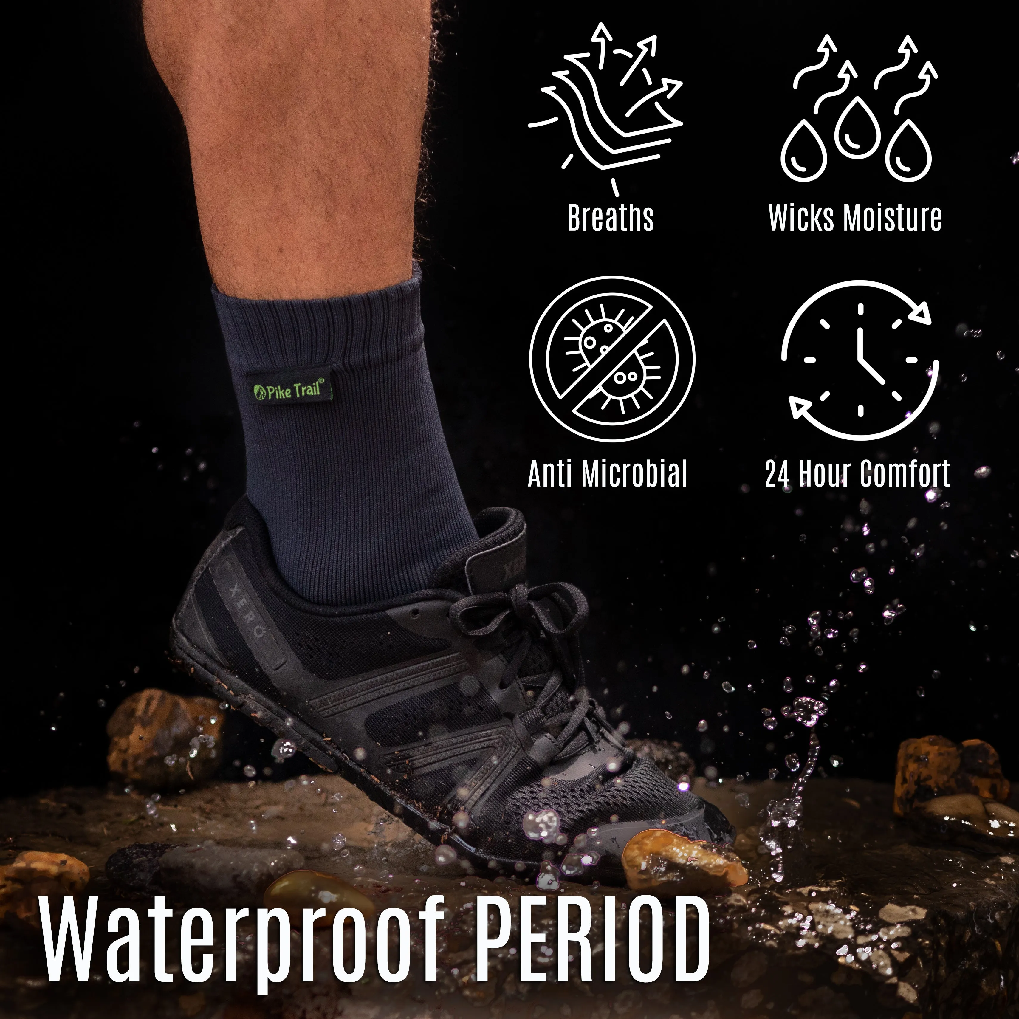 Pike Trail Waterproof Breathable Socks