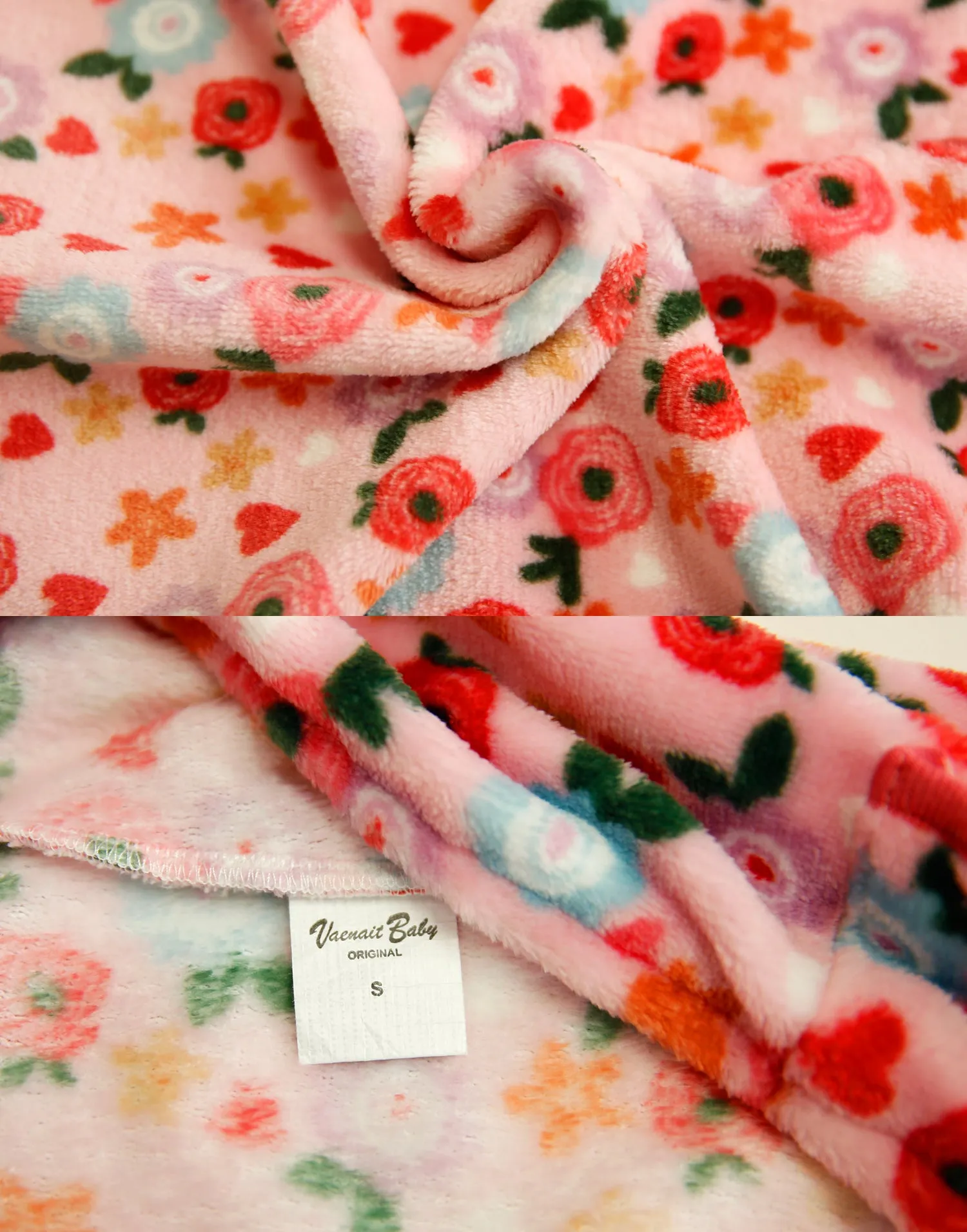 Pink Daisy Soft Microfibre Blanket Sleeper