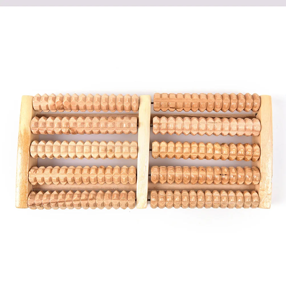 Premium Durable Wooden Roller Foot Massager