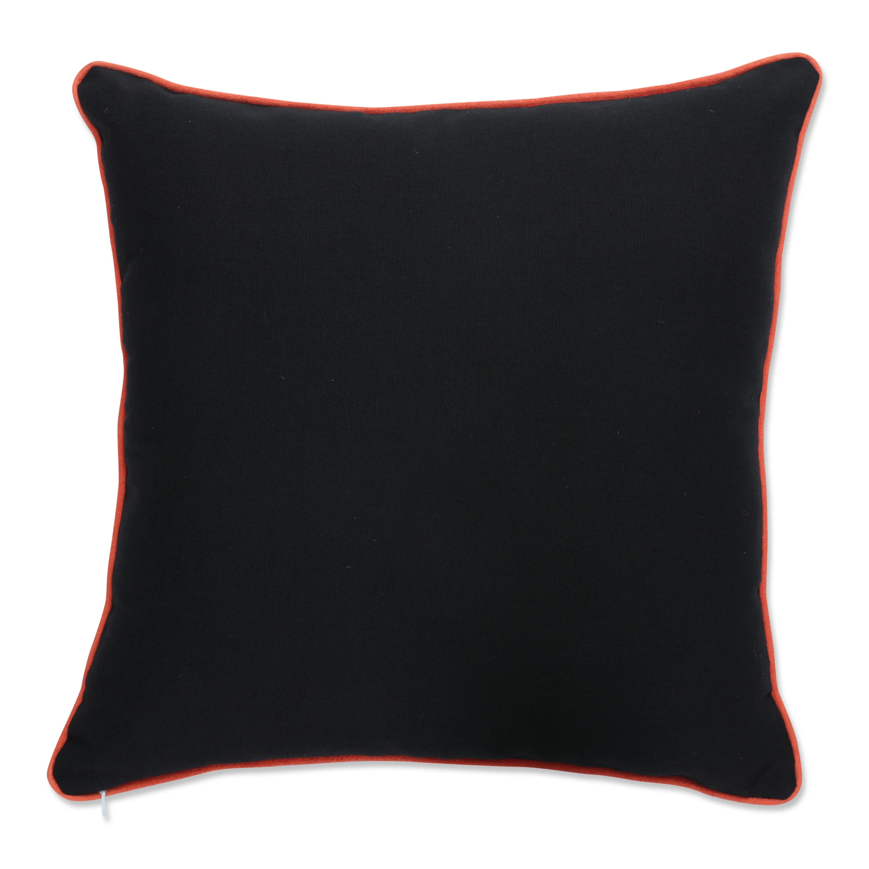 Pumpkin Stack Black 18-inch Throw Pillow Cover