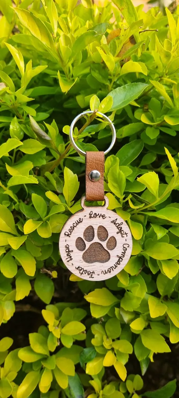 Quirky & Fun Wooden Keyrings