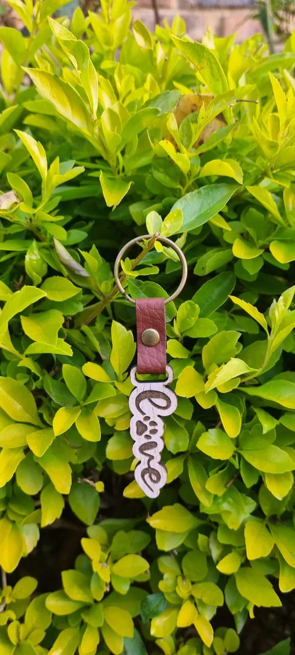 Quirky & Fun Wooden Keyrings