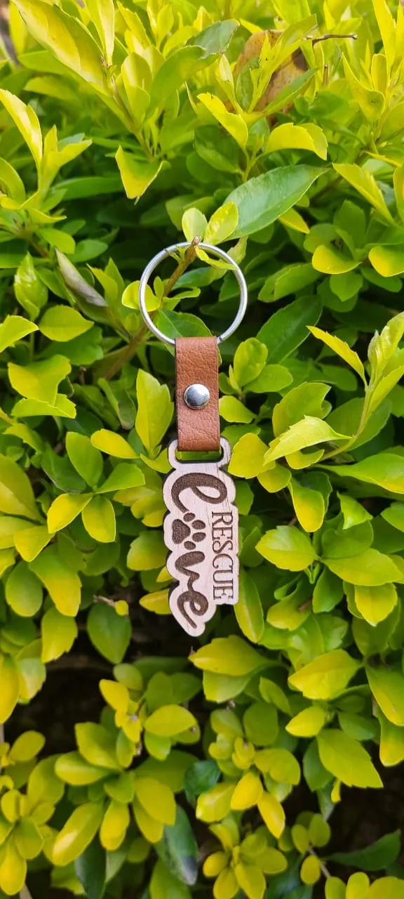 Quirky & Fun Wooden Keyrings