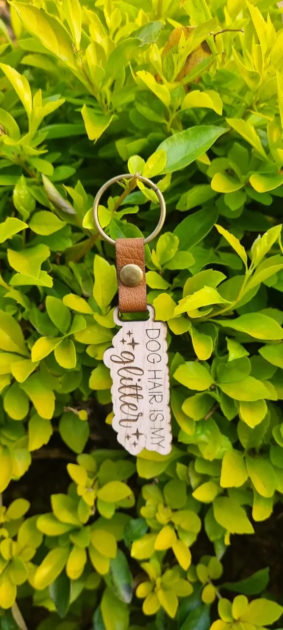 Quirky & Fun Wooden Keyrings