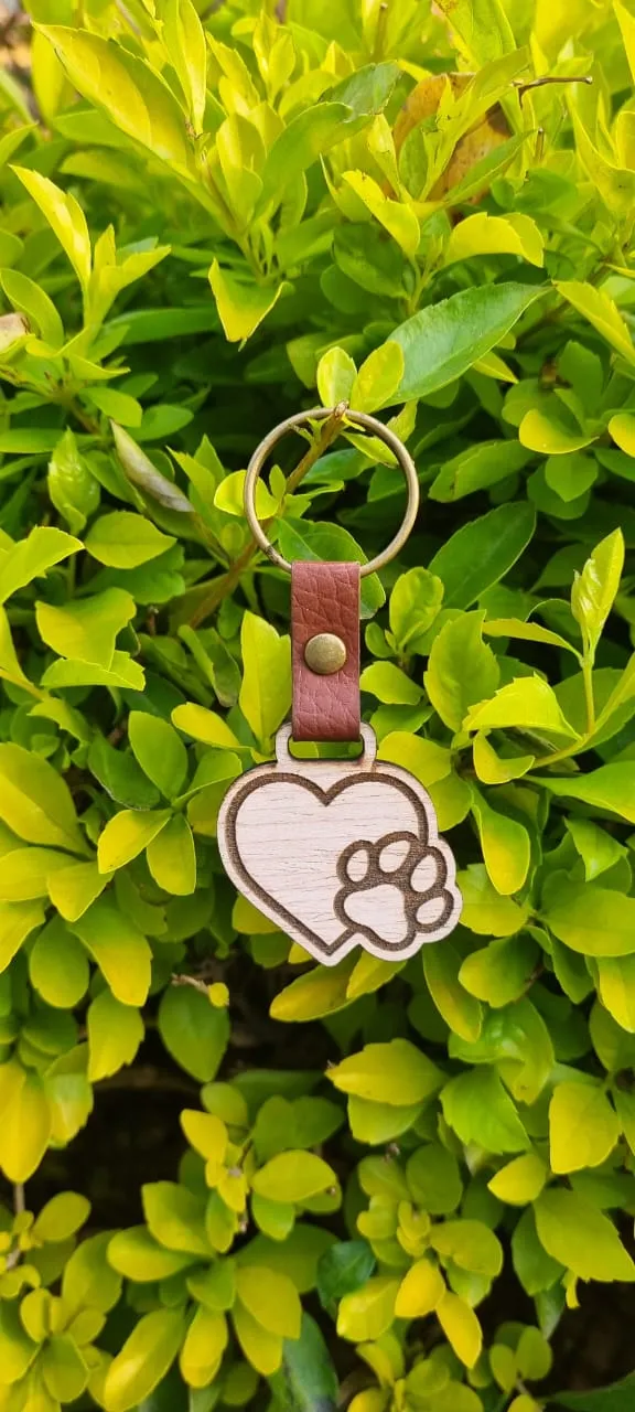 Quirky & Fun Wooden Keyrings