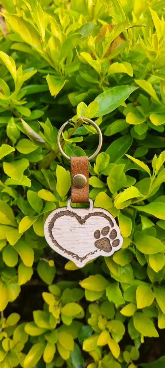 Quirky & Fun Wooden Keyrings