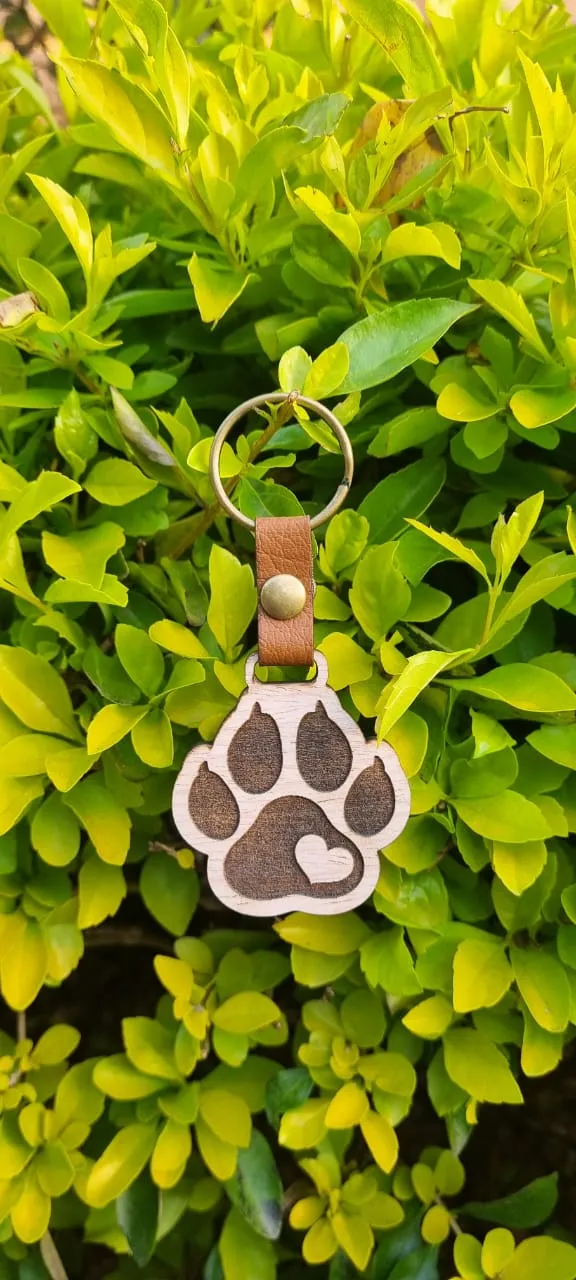 Quirky & Fun Wooden Keyrings