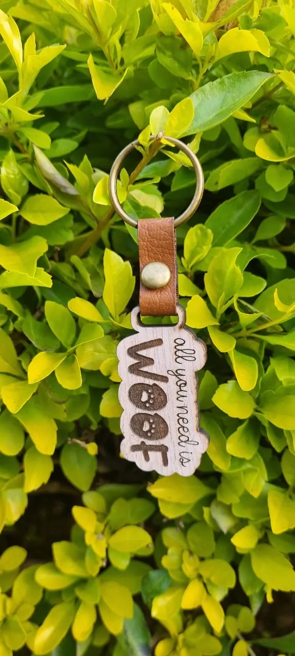 Quirky & Fun Wooden Keyrings