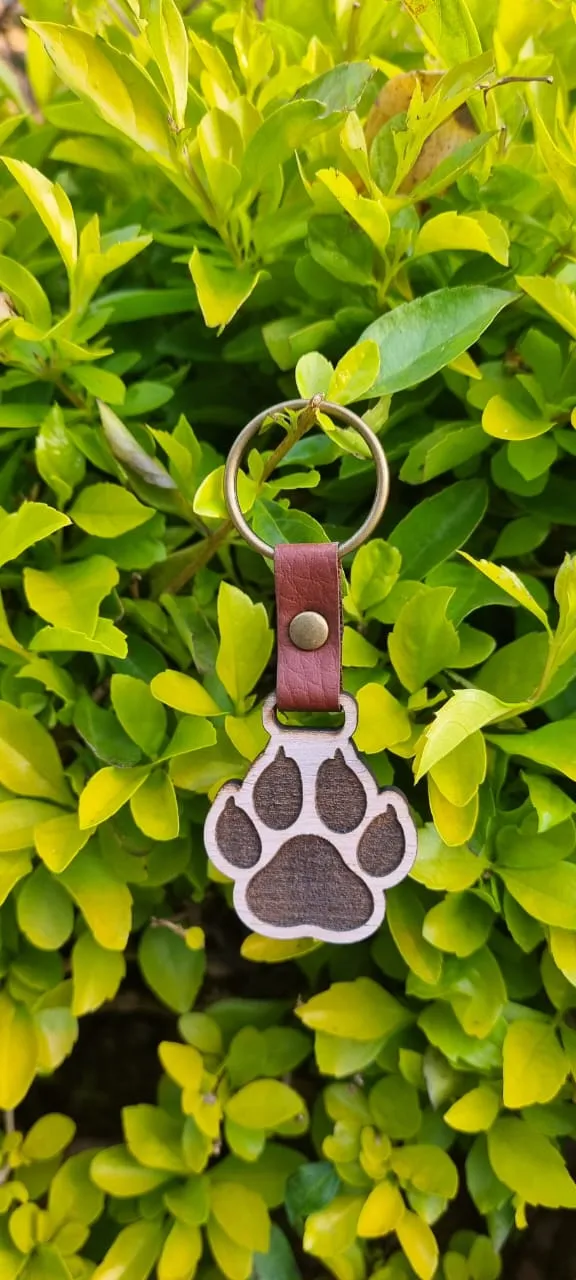 Quirky & Fun Wooden Keyrings