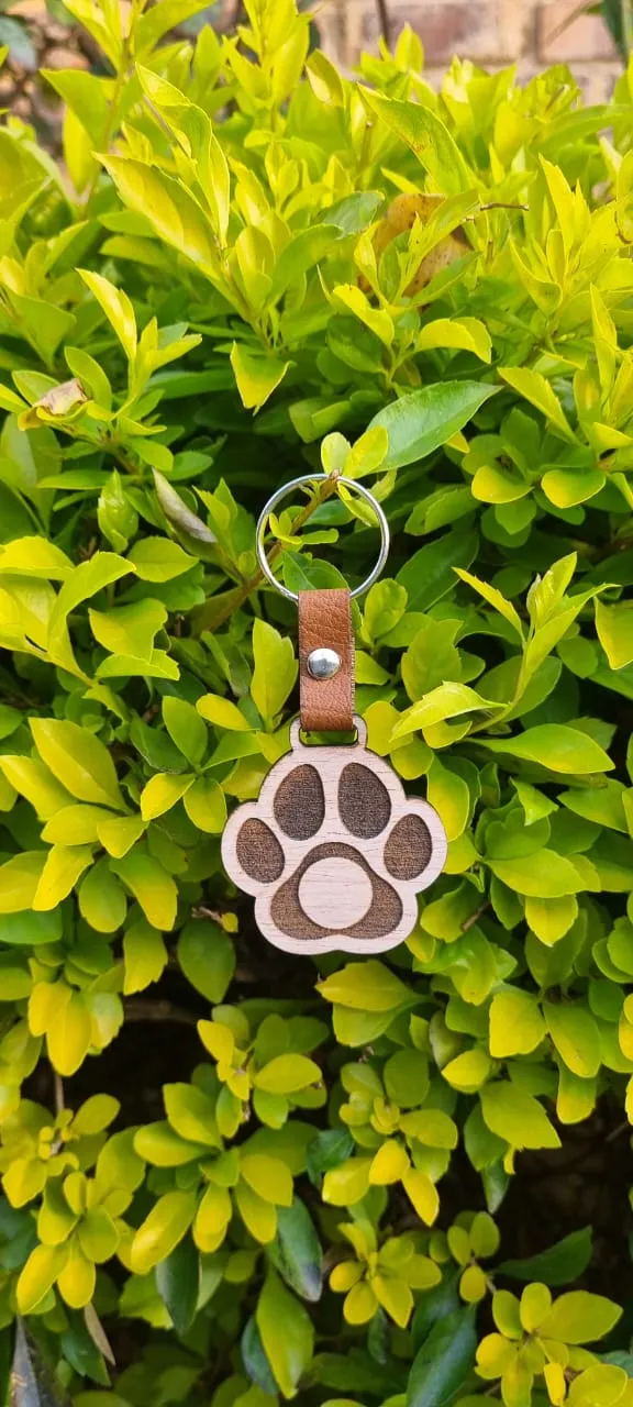 Quirky & Fun Wooden Keyrings