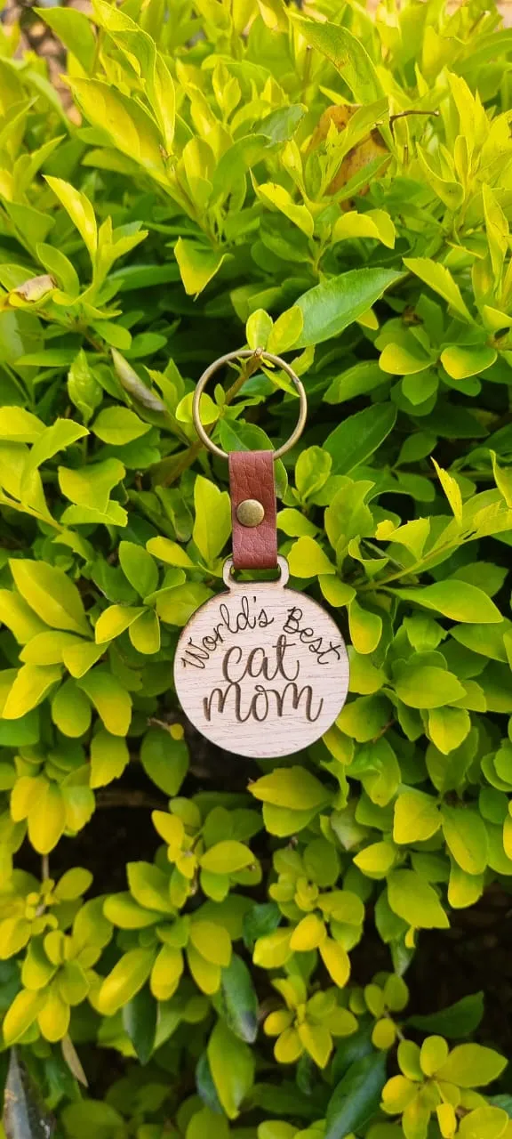 Quirky & Fun Wooden Keyrings