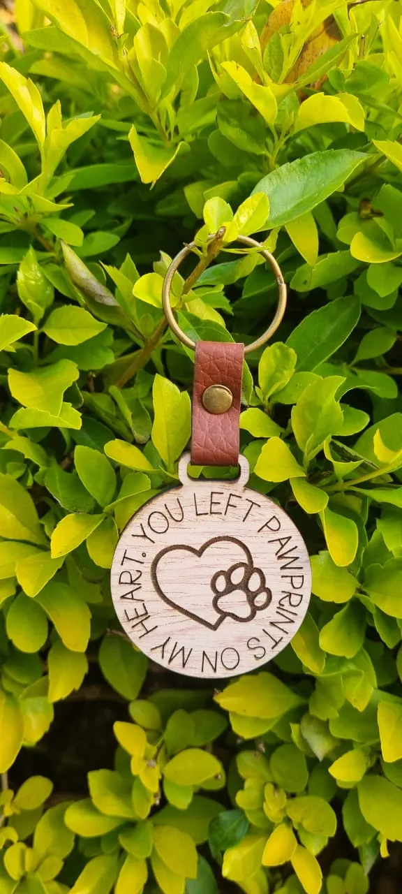 Quirky & Fun Wooden Keyrings