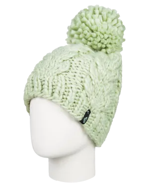 Roxy Women's Winter Beanie - Cameo Green