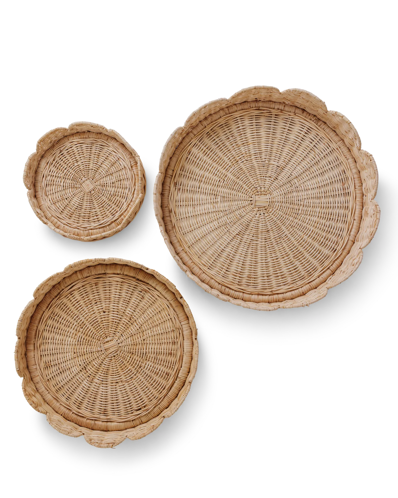 Scallop Round Tray