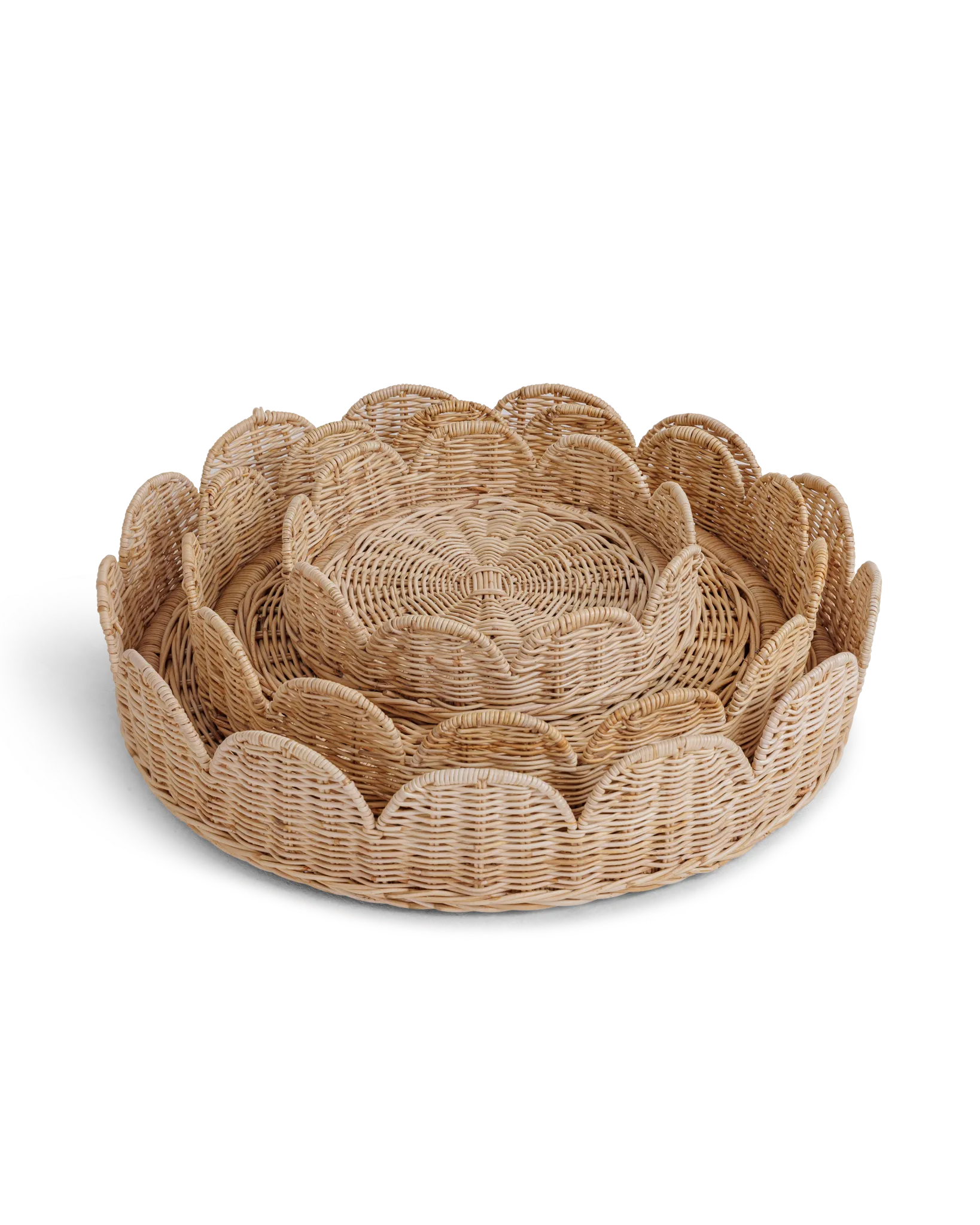 Scallop Round Tray