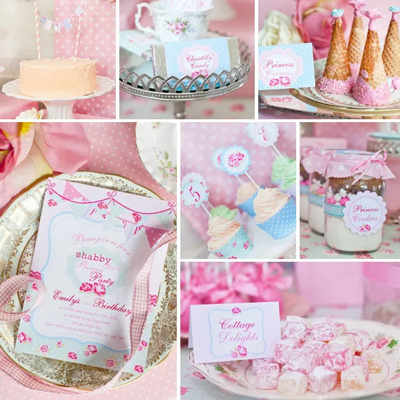 Shabby Chic Princess Party Decorations | Princess Birthday Party