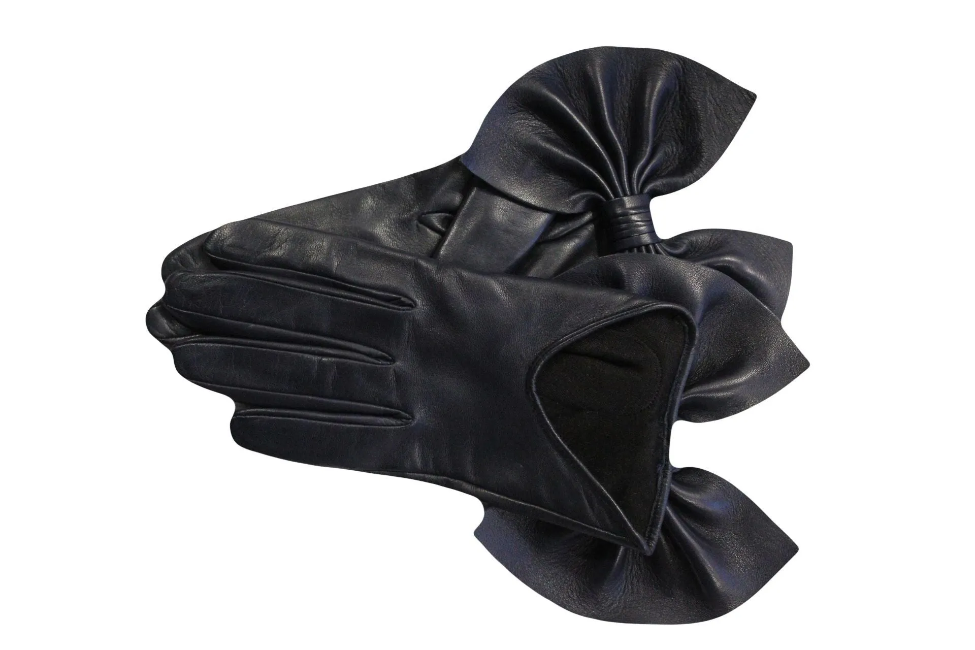 Stephanie Minnie Massive - Women's Silk Lined Leather Gloves