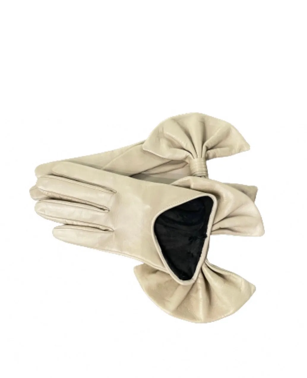 Stephanie Minnie Massive - Women's Silk Lined Leather Gloves