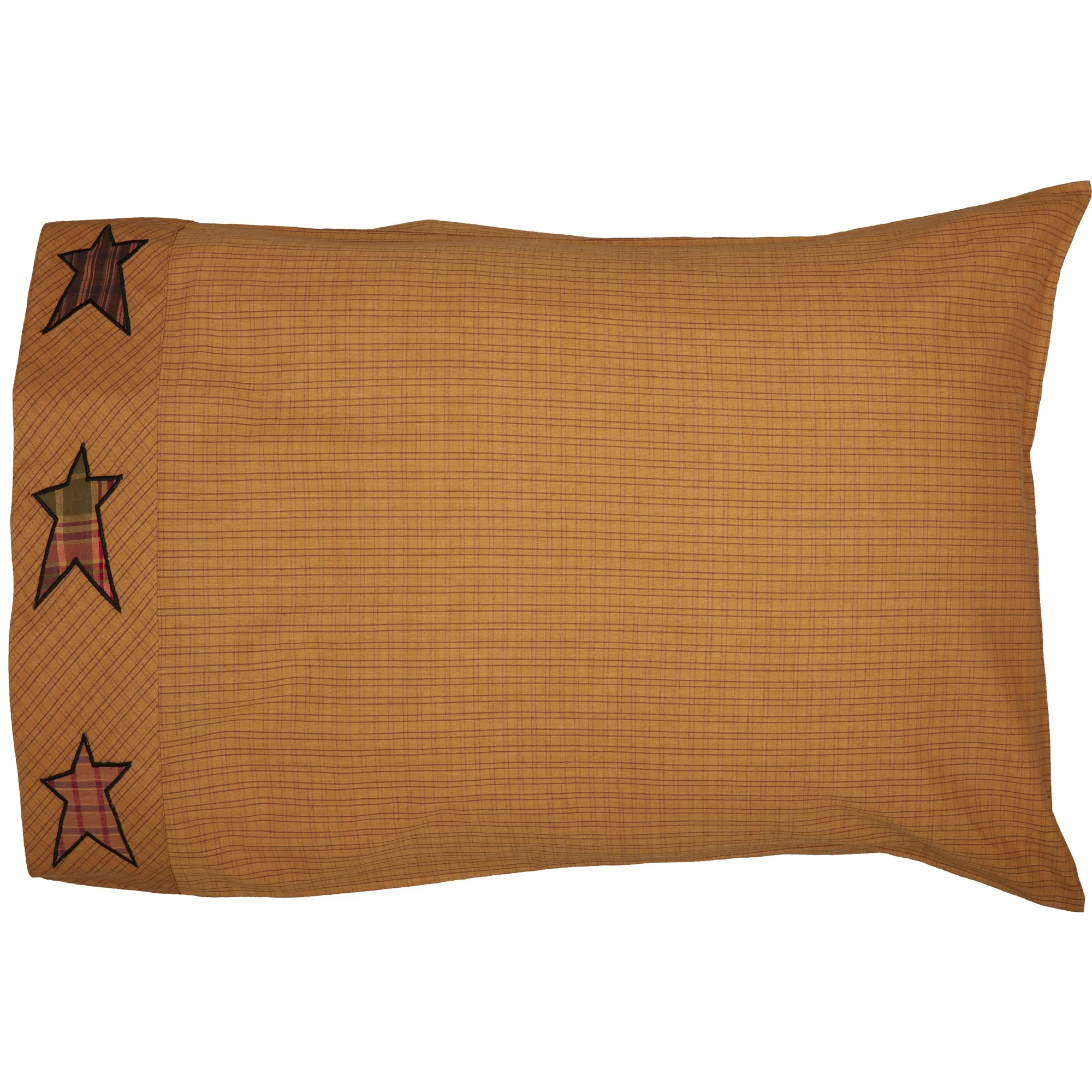 Stratton Pillow Case w/Applique Star Set of 2