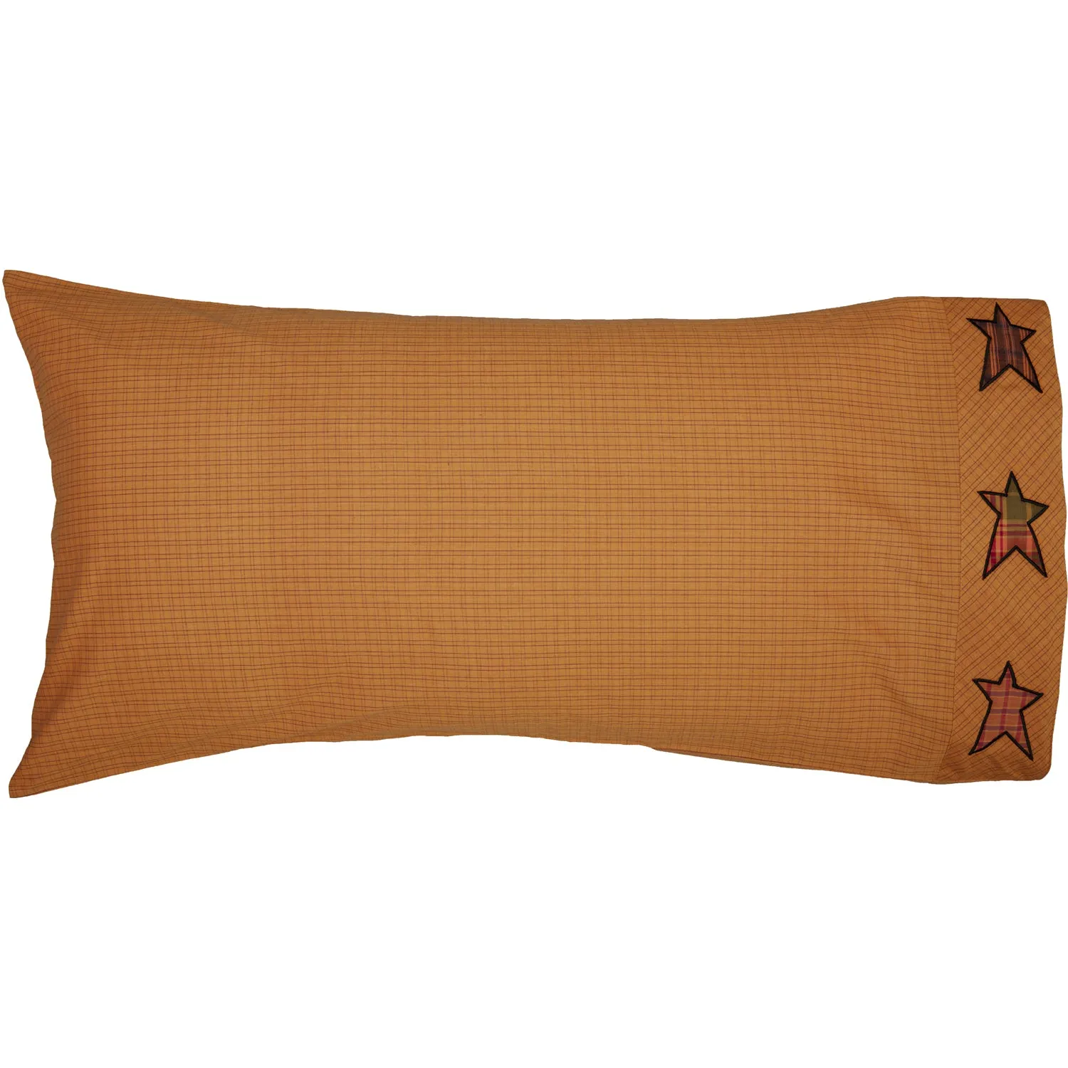 Stratton Pillow Case w/Applique Star Set of 2