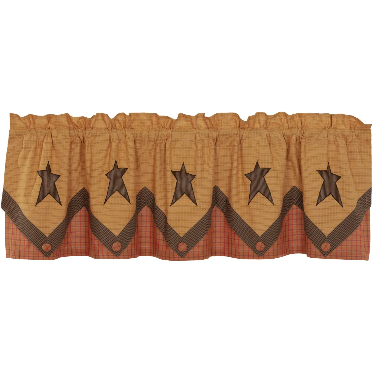 Stratton Primitive Star Valance Layered