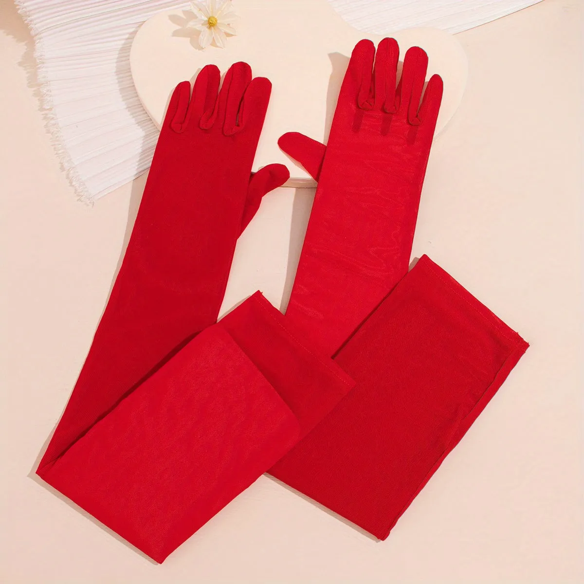 Stylish Mesh Gloves for Women  Perfect for Special Occasions