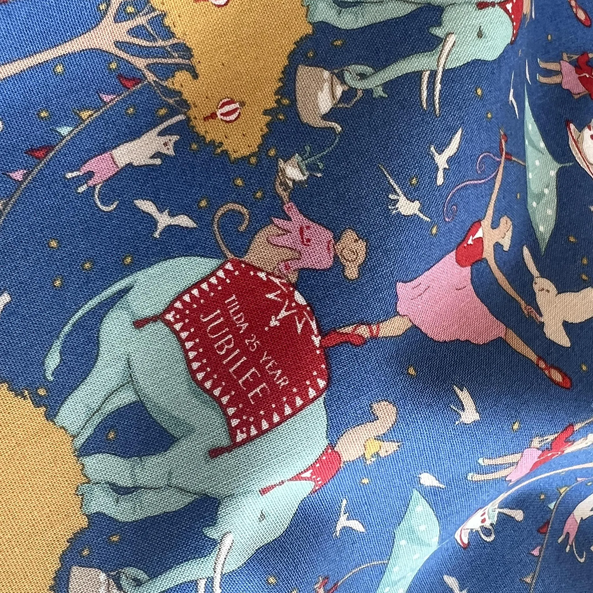 Tilda Fabrics : Jubilee: Circus Life Jubilee Blue