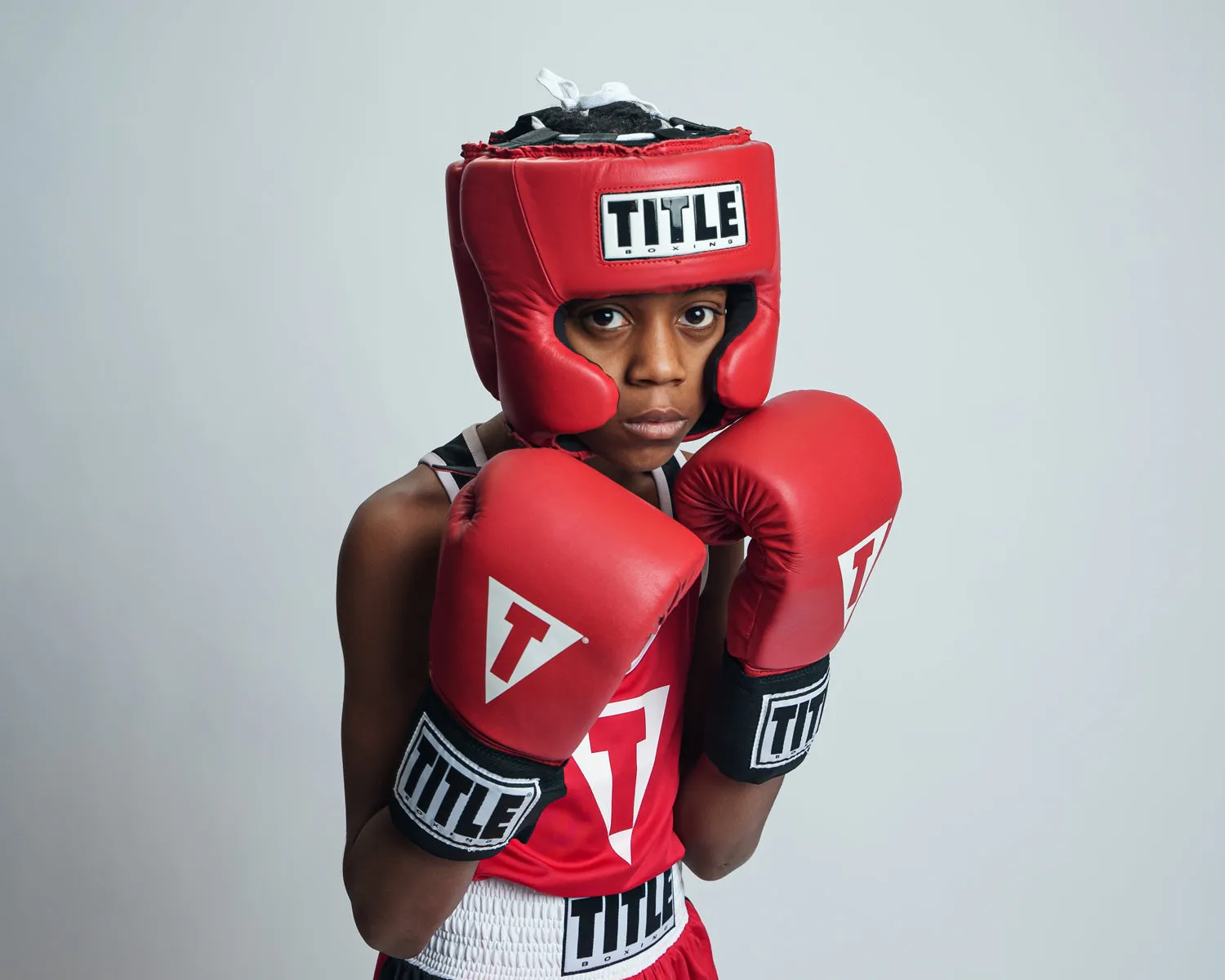 TITLE Boxing USA Boxing Competition Headgear - With Cheeks